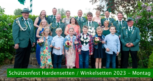 Schützenfest Hardensetten / Winkelsetten 2023 - Montag